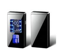 Cet allume-feu à double feu est activé par votre voix avec plusieurs méthodes d'allumage intelligent, une bouche de combustible transparente et un corps d'extraction de zinc.(A)