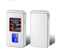 Cet allume-feu à double feu est activé par votre voix avec plusieurs méthodes d'allumage intelligent, une bouche de combustible transparente et un corps d'extraction de zinc.(B)