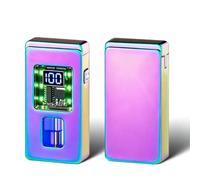 Cet allume-feu à double feu est activé par votre voix avec plusieurs méthodes d'allumage intelligent, une bouche de combustible transparente et un corps d'extraction de zinc.(C)