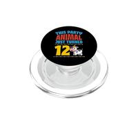 Cet Animal de fête Vient de Tourner 12 Ans sur Le thème de la Vache PopSockets PopGrip pour MagSafe