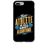 Cet athlète est Tout au Sujet des algorithmes Codage Humour Coque pour iPhone 7 Plus/8 Plus