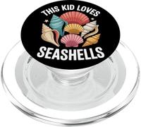 Cet Enfant Aime la Collection de Coquillages d'été PopSockets PopGrip pour MagSafe