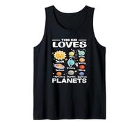 Cet Enfant Aime Les planètes du système Solaire Espace Mignon Débardeur