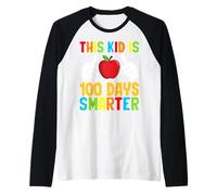 Cet Enfant est 100 Jours Plus Intelligent Manche Raglan