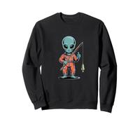 Cet Extraterrestre Adore pêcher Un mème Extraterrestre Amusant Sweatshirt