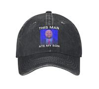 Cet Homme a mangé Mon Fils drôle ironique Idiot déséquilibré d’été Hip Hop Chapeaux pour Hommes Adulte décontracté randonnée pêche Soleil Casquettes Cadeau