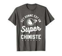 Cet Homme Est Un Super Chimiste Chimie T-Shirt, Homme, Asphalte, 3XL
