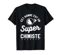 Cet Homme Est Un Super Chimiste Chimie T-Shirt, Homme, Noir, 5XL