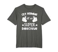 Cet Homme Est Un Super Directeur Cadeau Ecole Humour Maitre T-Shirt