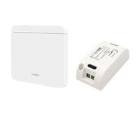 Cet interrupteur mural sans fil 433 MHz RF 86, émetteur de panneau mural, interrupteur de sécurité et interrupteur relais AC 110 V 220 V for lampe d'éclairage(1gang 1Switch)