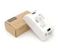 Cet interrupteur mural sans fil 433 MHz RF 86, émetteur de panneau mural, interrupteur de sécurité et interrupteur relais AC 110 V 220 V for lampe d'éclairage(1Receiver)
