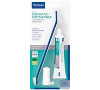 VIRBAC Kit dentaire pour chiens (pâte + brosse à dents) 70g