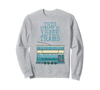 Cet oncle adore les tramways, tramway de la fête des pères Sweatshirt