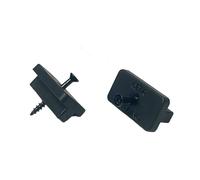 Ceta Composite Decking Clips de fixation en T / Lot de 500 vis de fixation noires incluses / embout gratuit inclus / fournit un écart de 6 mm entre les planches de terrasse composites / s'adapte à la