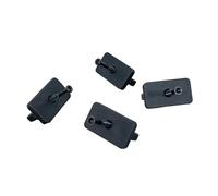 Ceta Composite Decking Clips de fixation en T pour terrasse composite, vis noires en acier inoxydable incluses, paquet de 100/500/1000, entretoise de terrasse de 5 mm, convient à la plupart des produi