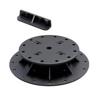 Ceta Lot de 10 socles de terrasse réglables en Composite Ceta, 28 mm-76 mm, Base d'abri de Jardin, Support de roulement de rehausse, Support d'abri de Jardin, Pieds adaptés aux projets de Bricolage,