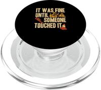 C'était Bien jusqu'à ce Que Quelqu'un Le Touche, drôles de responsables des installations PopSockets PopGrip pour MagSafe