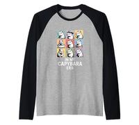 C'était drôle à Mon époque de Capybara de dire « Amoureux des Animaux » Manche Raglan