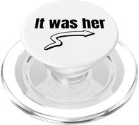 C'était Elle (déclaration Amusante) PopSockets PopGrip pour MagSafe