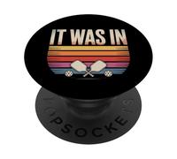 C'était en drôle Pickleball Partner Humour rétro PopSockets PopGrip Adhésif