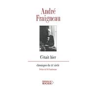C'était hier