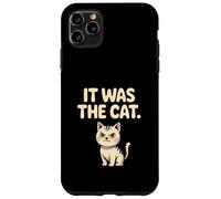 C'était Le Chat drôle et Mignon Humour Coque pour iPhone 11 Pro Max