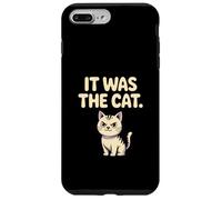 C'était Le Chat drôle et Mignon Humour Coque pour iPhone 7 Plus/8 Plus