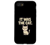 C'était Le Chat drôle et Mignon Humour Coque pour iPhone SE (2020) / 7/8