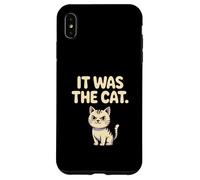 C'était Le Chat drôle et Mignon Humour Coque pour iPhone XS Max