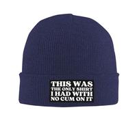 C'Était Le Seul T-Shirt Que J'avais sans Sperme Dessus. Bonnet en Tricot Respirant Bonnet Hiver Unisexe Bonnets pour Femme Homme Conduite