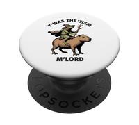 C'était Le Sorcier drôle « Tism M'Lord » Frog Warlock Capybara PopSockets PopGrip Adhésif