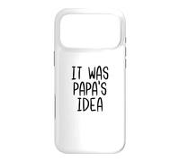 C'était l'idée de Papa : Grand-père drôle pour Les Jeunes Coque pour iPhone 17 Pro Max
