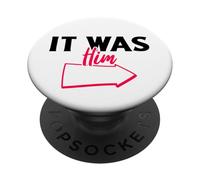 C'était Lui (déclaration Amusante) PopSockets PopGrip Adhésif
