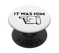 C'était Lui (déclaration Amusante) PopSockets PopGrip Adhésif