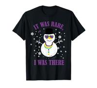 C'était Rare, j'étais là, Un drôle de Bonhomme de Neige Mardi Gras T-Shirt