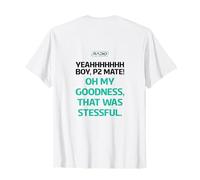 C'était stressant - Funny Motorsport Quote #12 Backprint T-Shirt