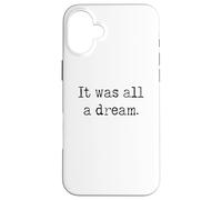 C'était Un rêve, Le Hip hop de l'ère dorée et Le Rap rétro des années 90 Coque pour iPhone 16 Plus