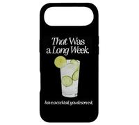 C'était Une Longue Semaine pour Avoir Un Cocktail gin et Tonic Coque pour iPhone Air