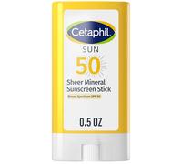 CETAPHIL | Bâton de protection solaire minérale | SPF 50 | Résistant à l'eau | Avec vitamine E | Convient aux peaux sensibles | 14 g