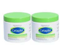 Cetaphil Crème Hydratante 450g - Pour Peaux Sensibles et Très Sèches La Peau 2x450 g