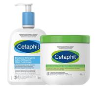Cetaphil Routine peaux sensibles - Lotion Nettoyante et Crème Hydratante