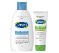 Cetaphil Routine peaux sensibles - Lotion Nettoyante et Crème Hydratante