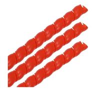 CETEOR Protecteur de câble, 2M 8/10/12mm Gaine de Protection de câble Gaine d'isolation Flexible enroulée en Spirale.(Red,10mm)