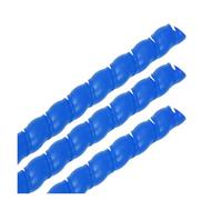 CETEOR Protecteur de câble, 2M 8/10/12mm Gaine de Protection de câble Gaine d'isolation Flexible enroulée en Spirale.(Blue,12mm)