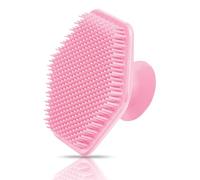 Cetfuro 2 PièCes éPurateur de en Silicone, Brosse de Nettoyage Du en Silicone Souple, Brosse de Nettoyage des Pores Propres, Massage Du, Rose