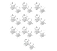 Cetfuro 20 PièCes Magasin de DéTail en Plastique Transparent Montre Bracelet PréSentoir Support de Rack Vitrine Type C Support de Montre Unique