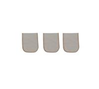 Cetfuro 3 PièCes SéRies Suisse Dentelle Fermeture Base Frontale Tissé à la Main Net Filet Cheveux pour Faire des Perruques en Dentelle Cap Fermeture Perruque Accessoire