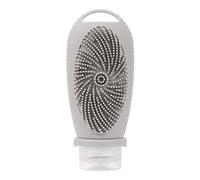 Cetfuro Bouteille de Voyage Rechargeable en Silicone, Brosse de Nettoyage Du, Bouteilles de Shampoing Portables, Lotion, Conteneur de Cosmétiques, Voyage B