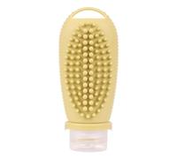Cetfuro Bouteille Rechargeable de Voyage en Silicone, Brosse de Nettoyage Du, Bouteilles de Shampoing Portables, Lotion, Conteneurs de Cosmétiques G