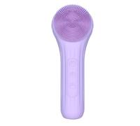 Cetfuro Brosse Électrique pour le, Nettoyeur de Pores Imperméable et Chauffant, Ceinture en Silicone, Chargeur Magnétique, Dispositif de Nettoyage Du, Violet,